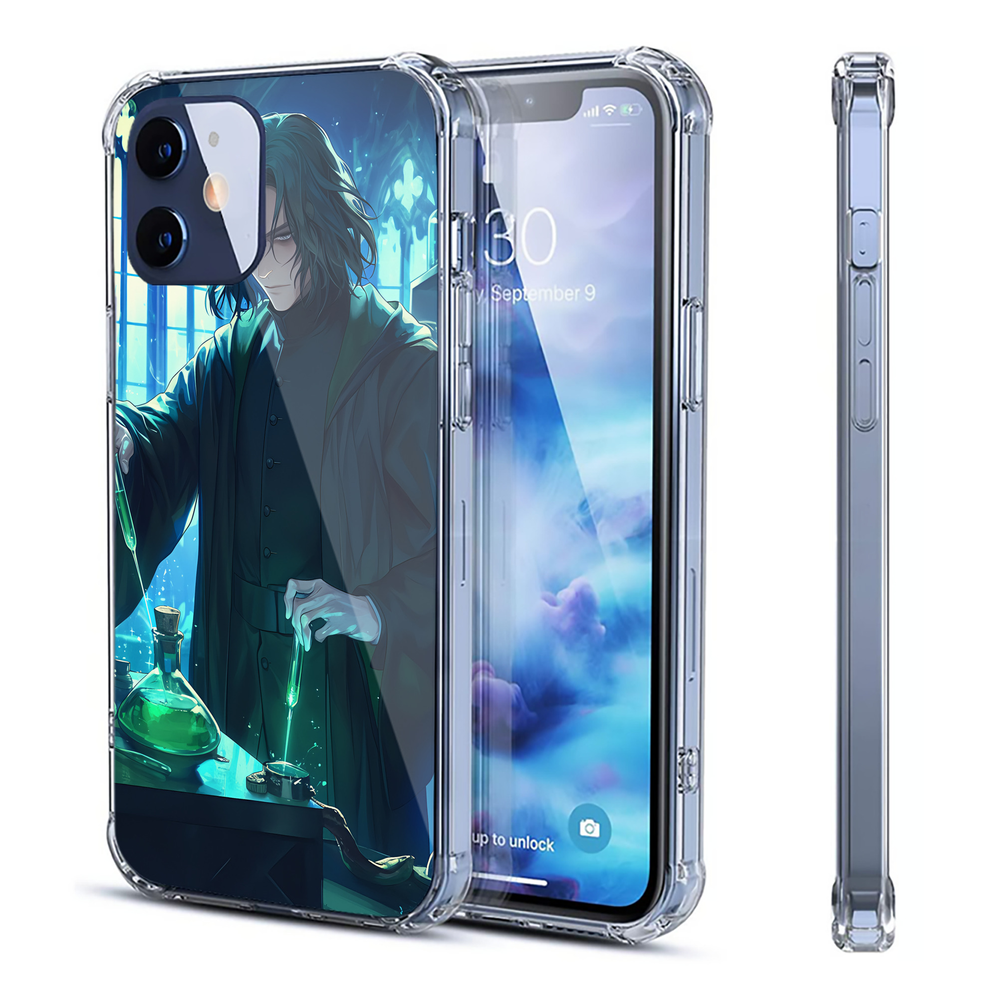 （画像用） Harry Potter ハリー・ポッターシリーズ 【iPhone 12シリーズ対応】透明スマホケース（クリアソフトケース）